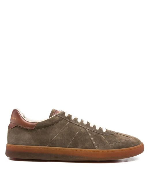 Officine Creative Brown Suede Leather Sneakers for men