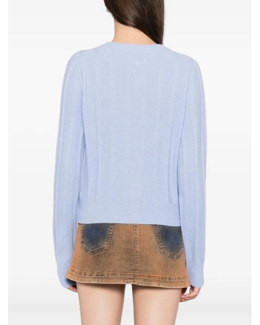 Reformation Blue Hannah Cardigan