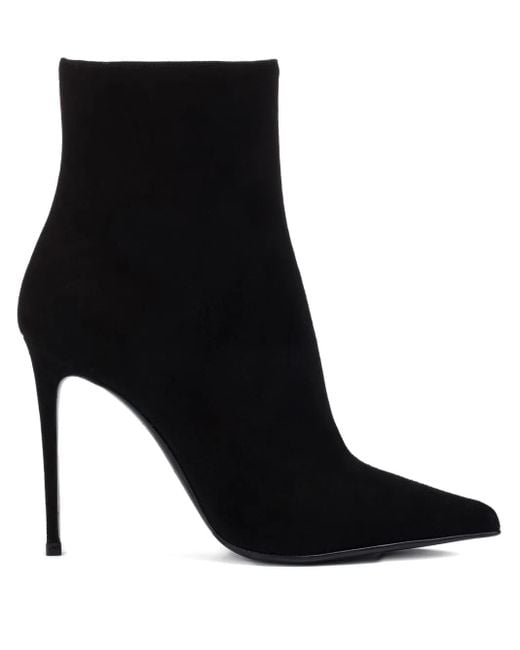 Bottes Pointues À Talon Aiguille 100 Mm Le Silla en coloris Black