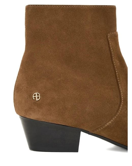 Anine Bing Brown Freya Ankle Boots