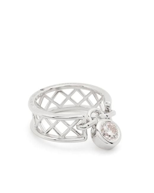 COURBET White 18Kt Recycled Diamond Ring