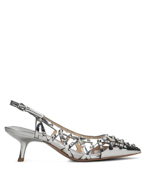 Ash White Slingback