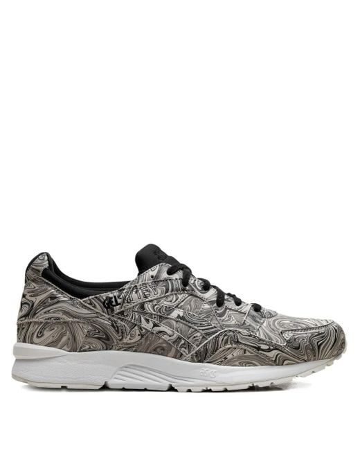Asics Gray Gel Lyte V Lace-Up Sneakers