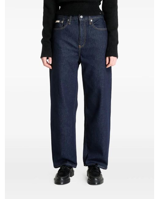 Calvin Klein Blue Barrel Jeans