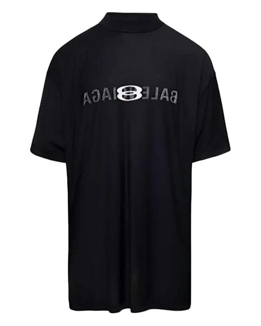 Balenciaga Black Logo Oversized T-Shirt