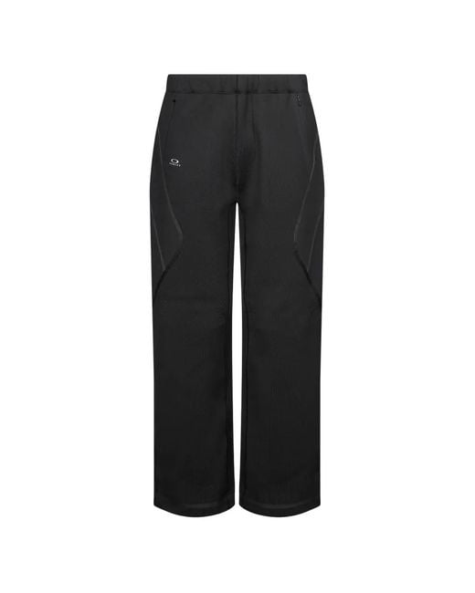 Oakley Black Latitude Veil Panelled Trousers for men