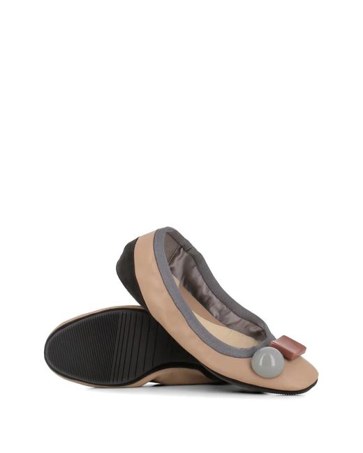Dove Nuotano Gli Squali White Becky Ballet Flats