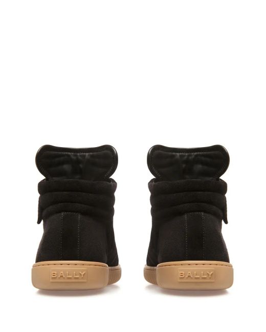Bally Black Calf Suede Sneaker for men