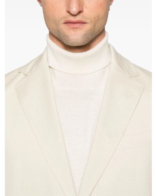 Circolo 1901 White Piqué Blazer for men