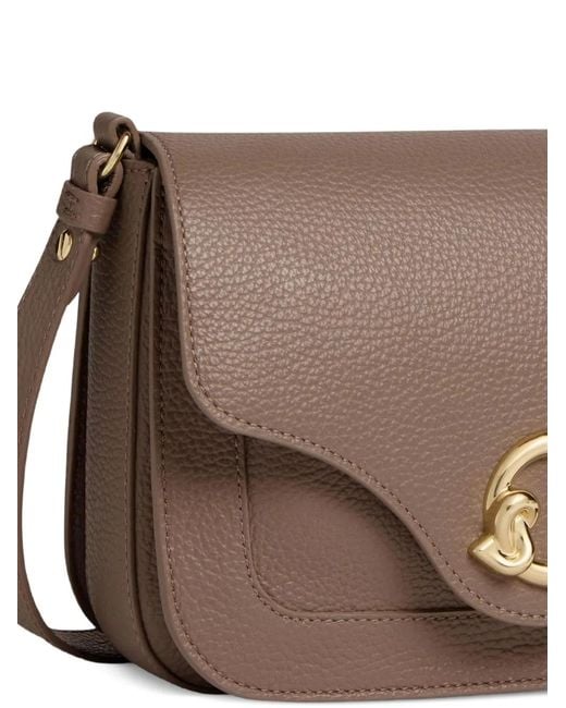 Coccinelle Brown Small C-Me Shoulder Bag
