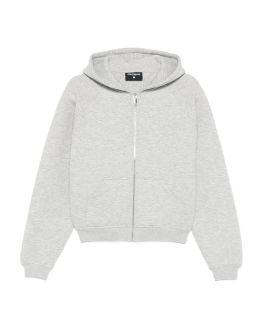 WRSTBHVR White Gruven V2 Zip-Fastening Sweatshirt