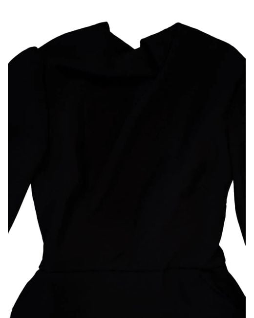Balenciaga Black Cape-Design Gown