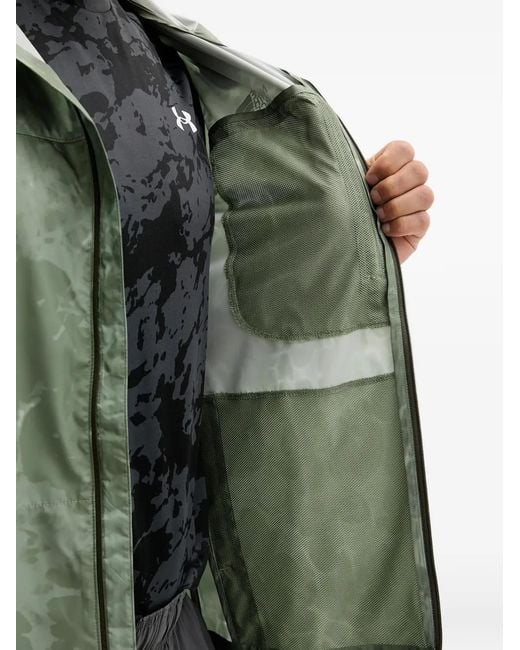 The North Face Green Higher Run Zip Hooded Jacket for men