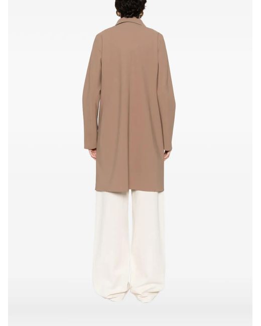 Herno Natural Taupe Polyamide Coat