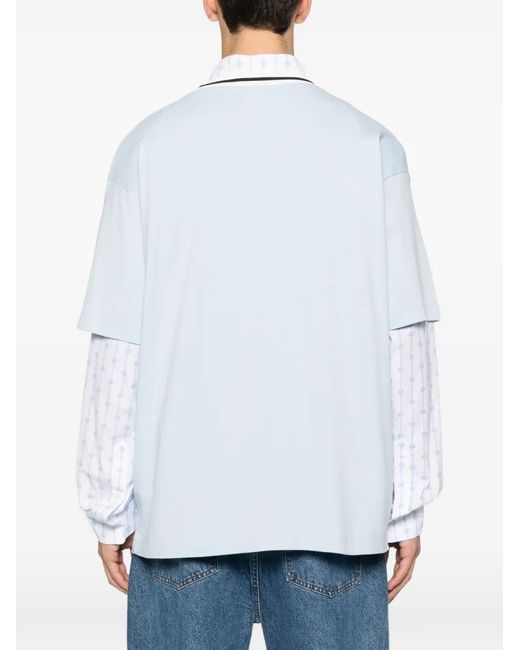 Drole de Monsieur White Crew-Neck T-Shirt for men