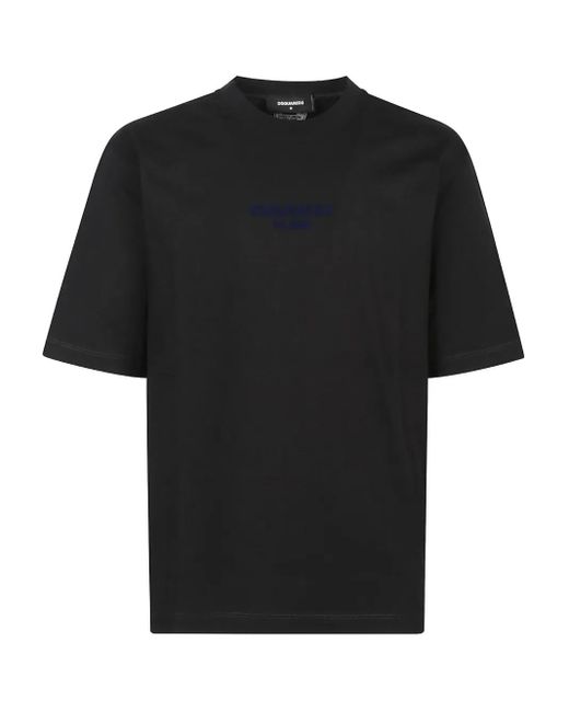 T-Shirt À Détail De Logo DSquared² pour homme en coloris Black