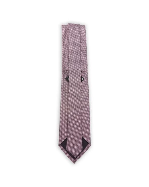 Tom Ford Purple Patterned Tie for men