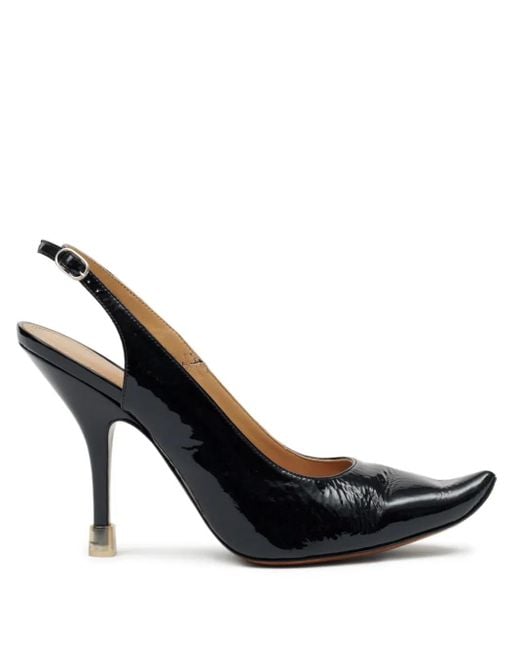 Maison Margiela Black Loved To Death Slingback Pumps
