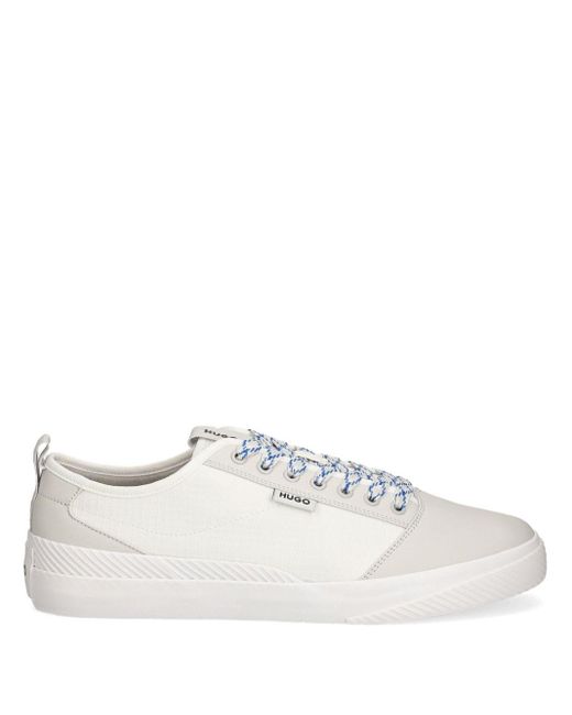 HUGO White Dyer Sneakers for men