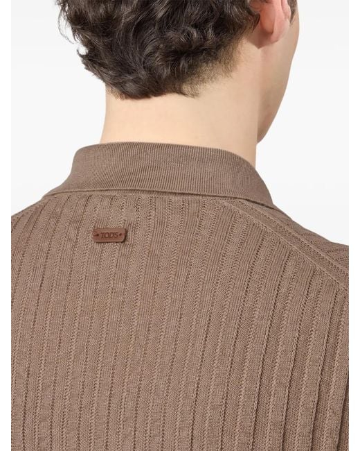 Polo De Canalé Tod's de hombre de color Brown