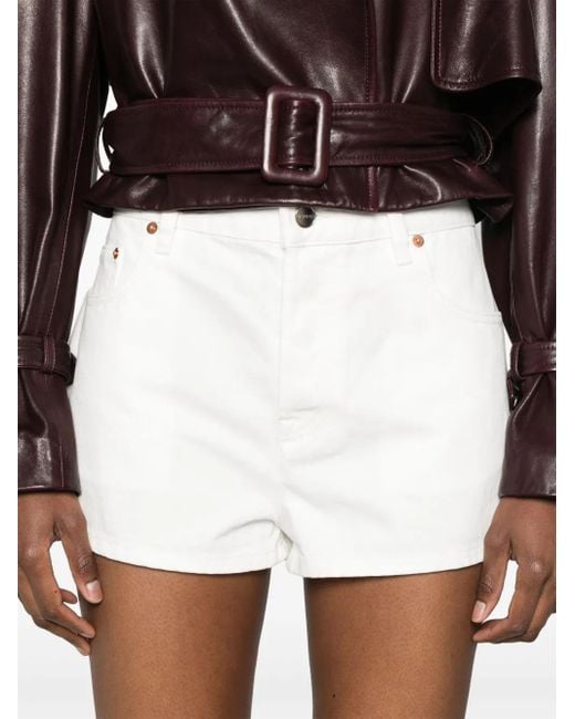 Pantalones vaqueros cortos Gucci de color White