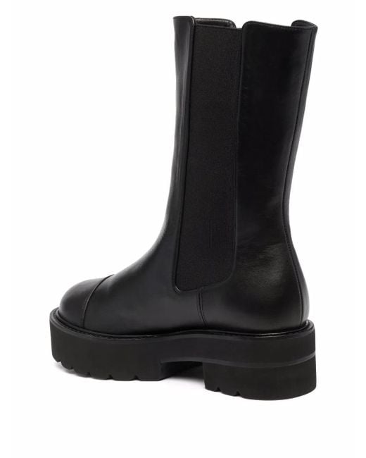 Stuart Weitzman Black Presley Ultralift 60Mm Platform Boots