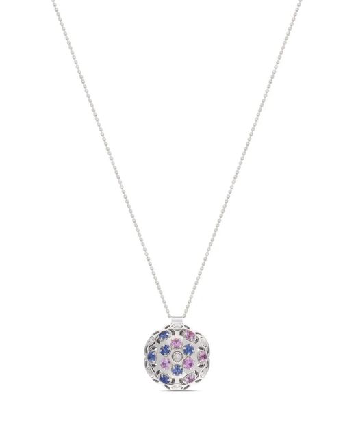 Officina Bernardi White 18Kt Small Damasco Sapphire Necklace