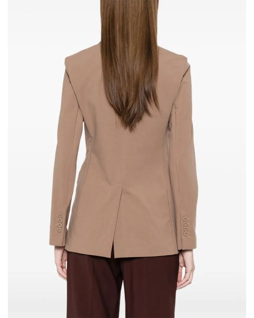 Circolo 1901 Natural Double-Breasted Blazer