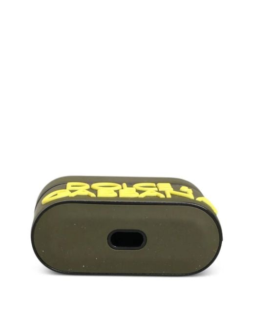 Dolce & Gabbana Green Logo-Embossed Airpods Pro Case