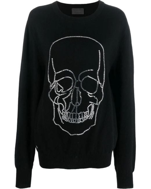 Philipp Plein Kasjmier Pullover in het Black
