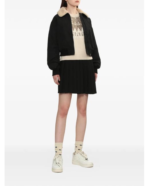 A Bathing Ape White Patterned Knitwear