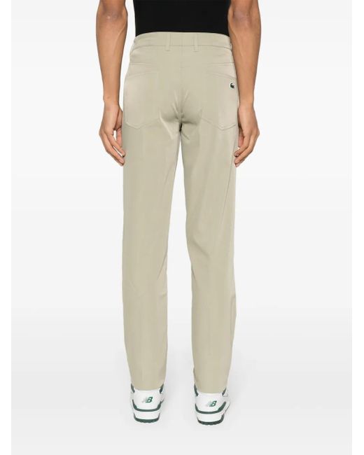 Pantalon En Serge À Patch Logo Lacoste pour homme en coloris Natural
