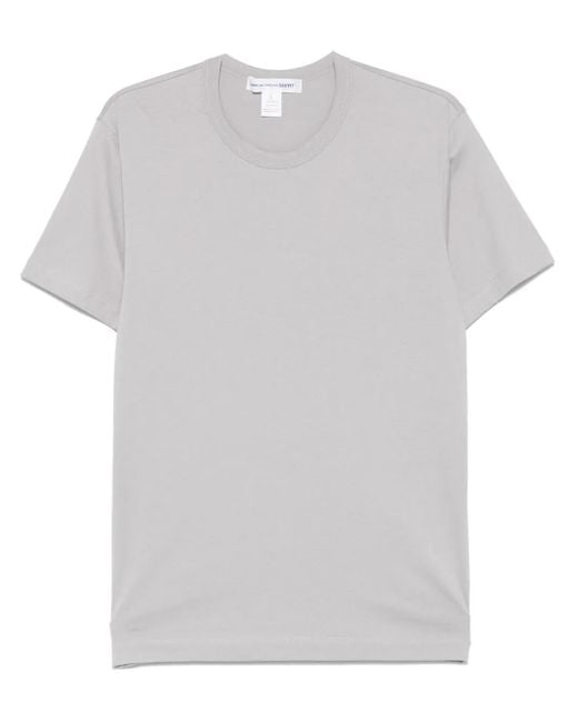 Comme des Garçons White Cotton Crew-Neck T-Shirt for men