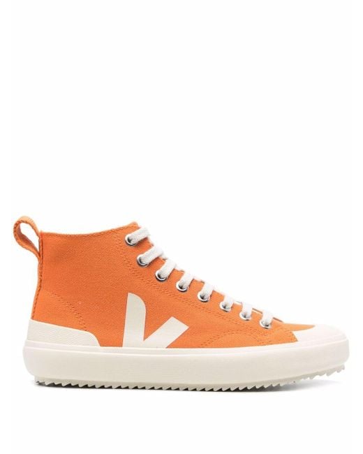 veja orange sneakers