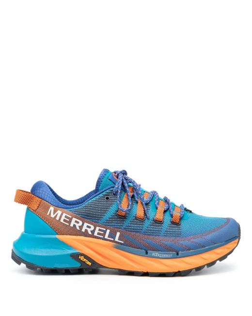 Merrell Logo-print Lace-up Sneakers in Blue for Men | Lyst UK