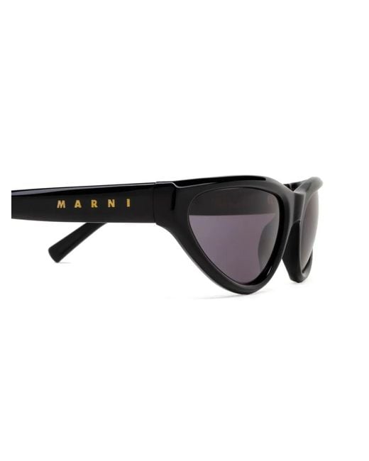Marni Black Mavericks Cat-Eye Sunglasses