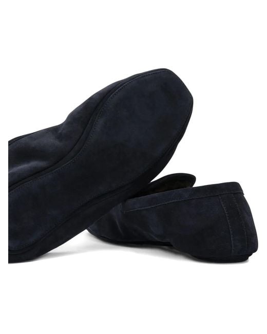 Henderson Blue Suede Loafers for men