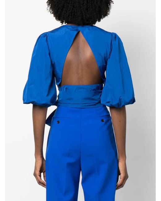 RED Valentino Cropped Top in het Blue