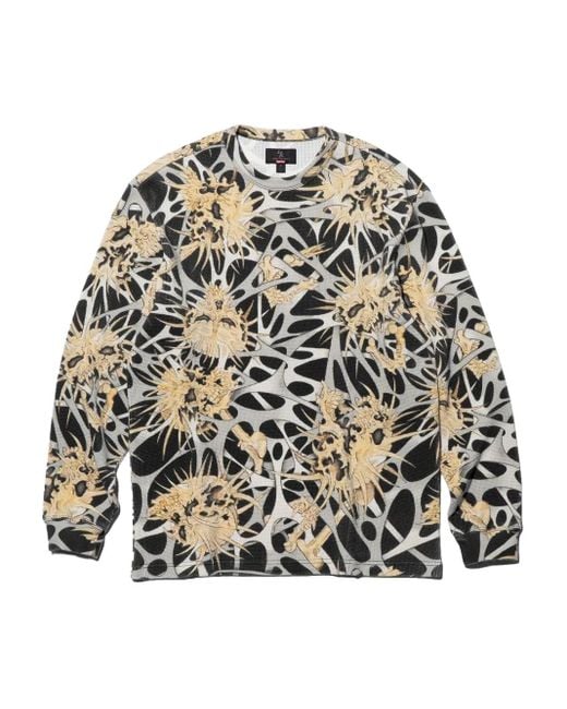 Supreme Gray Graphic-Print T-Shirt for men