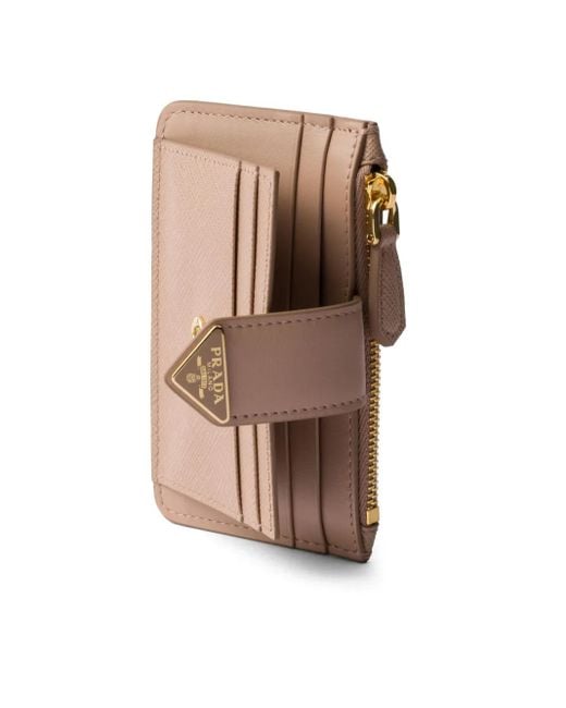 Prada Natural Leather Cardholder