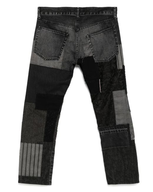Junya Watanabe Gray Patchwork Jeans for men