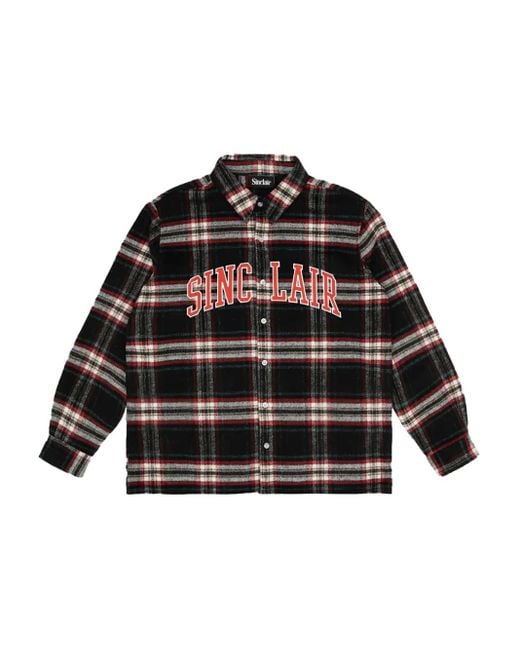 メンズ Sinclair Tackle Twill Ls Flannel シャツ Black