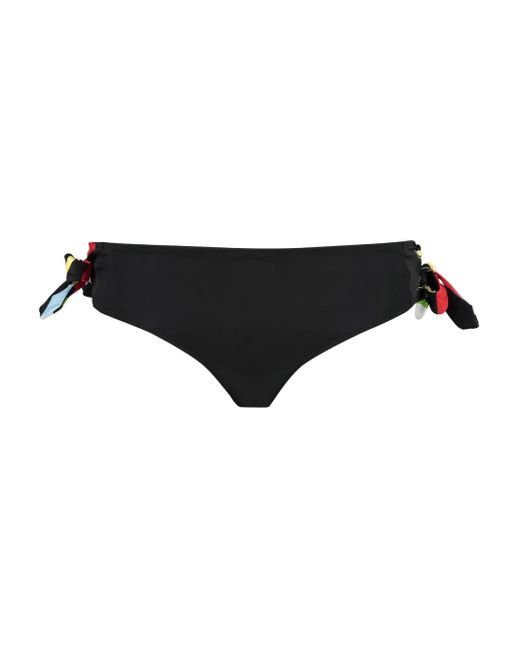 Emilio Pucci Black Side-tie Bikini Bottoms