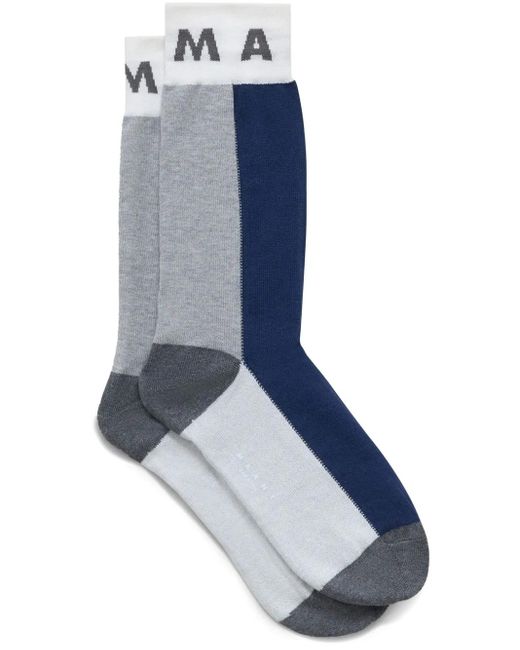 Marni Logo-Intarsia Sokken in het Blue