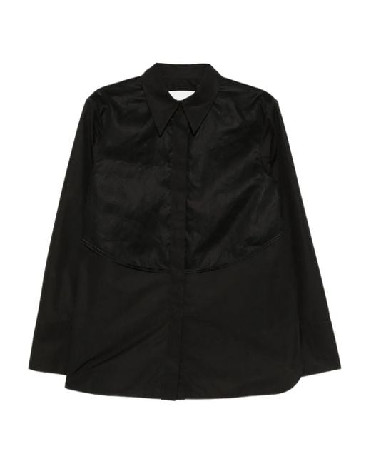 Jil Sander Black Cotton Shirt