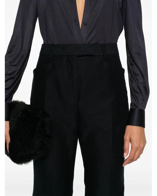 Tom Ford Black Cotton Trousers