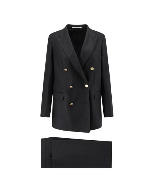 Tagliatore Black Doppelreihiger Anzug