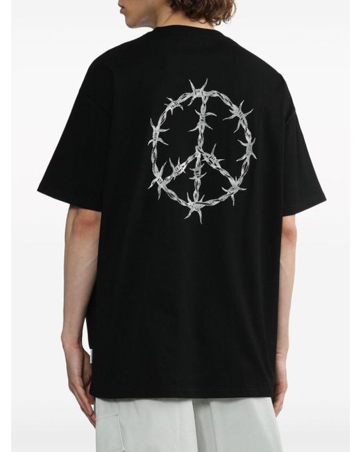 T-shirt con stampa grafica di FIVE CM in Black da Uomo