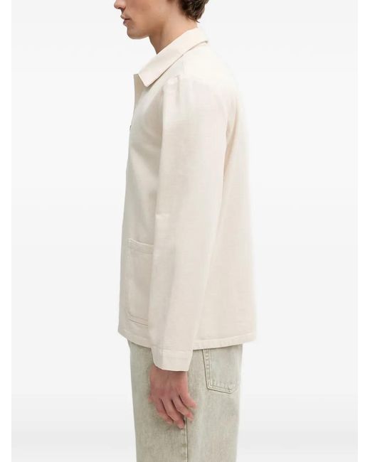 A.P.C. Natural Kerlouan Button-Up Patch-Pocket Jacket for men