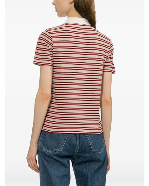 A.P.C. Red Oscar Polo Shirt